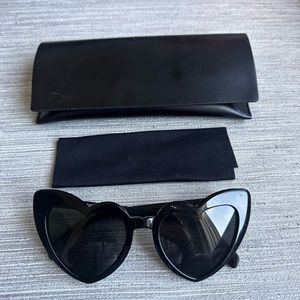 YSL Heart Cateye Sunglasses